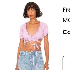 REVOLVE Purple Crop Top